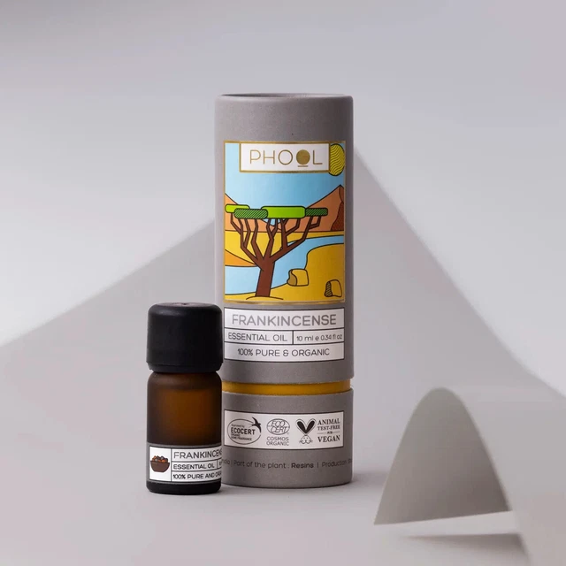 HUILE ESSENTIELLE D'ENCENS PHOOL 100% Bio Réduit l'inflammation Aide la...