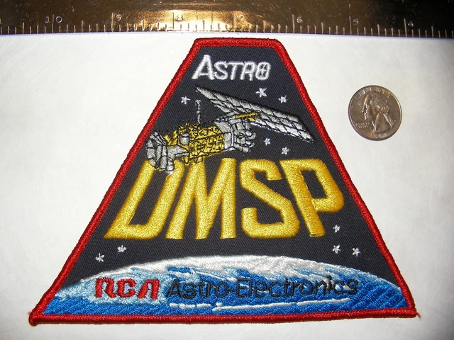 Defence Meteorological Satellite Program DMSP Patch NASA RCA Astro-Electronics Defence Meteorological Satellite Program DMSP Patch NASA RCA Astro-Electronics