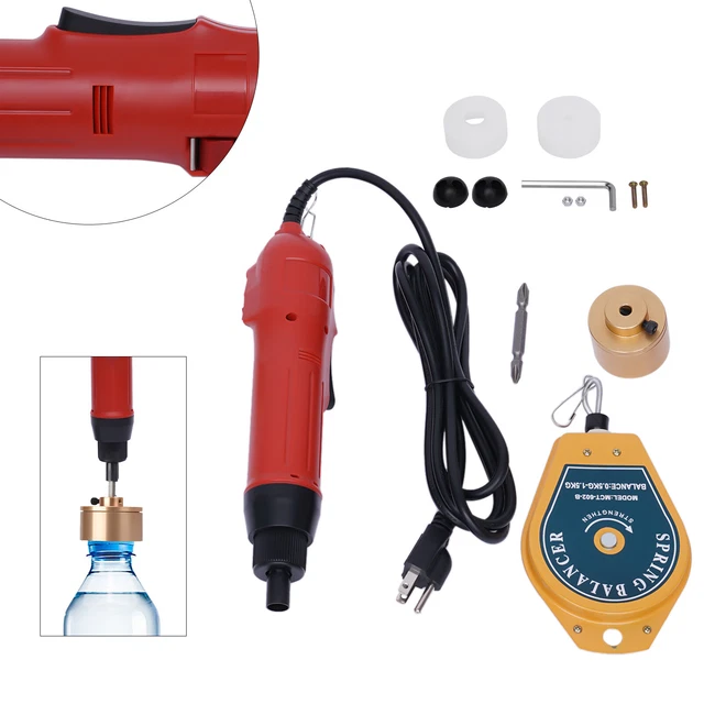 Manual Electric Bottle Cap Electric Capping Machine Sealer Capper Tool 10-30 Mm