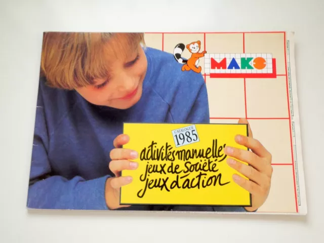 Mako 1985 Catalogue Jouets Maitres De L'univers Motu Schtroumpfs Asterix Jeux