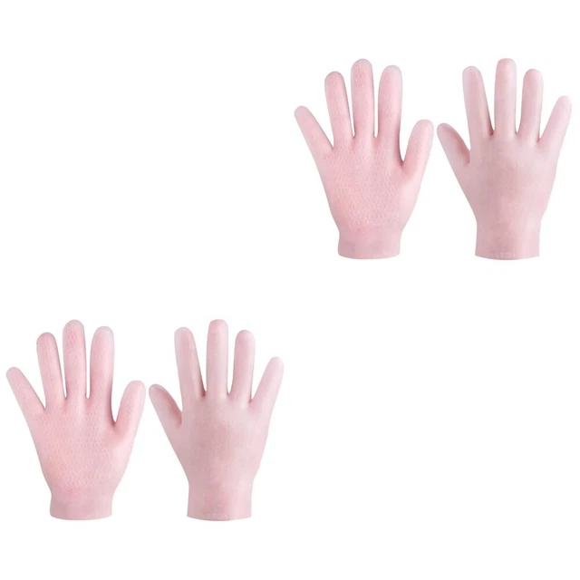 2 paia guanti nutrienti rosa Sebs signorina