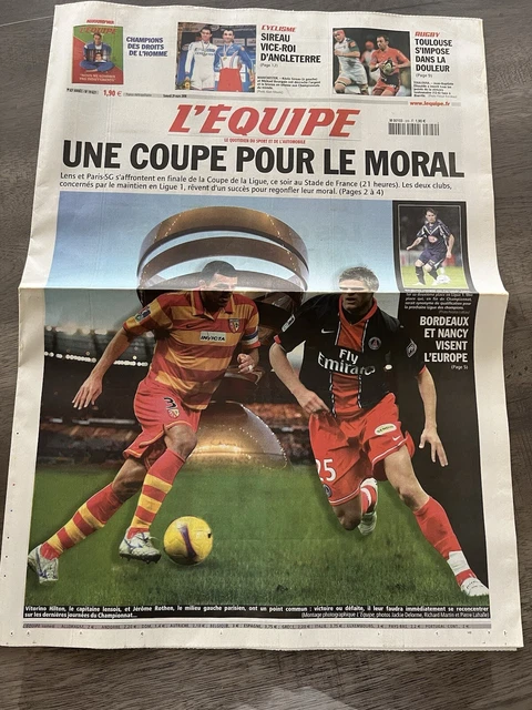 L'Equipe Journal 29/05/2004; Finale de la coupe de France; PSG