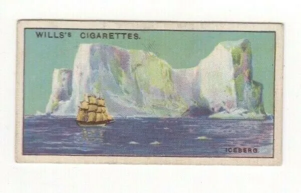 1928 Wills Wonders of the Sea #46. Iceberg