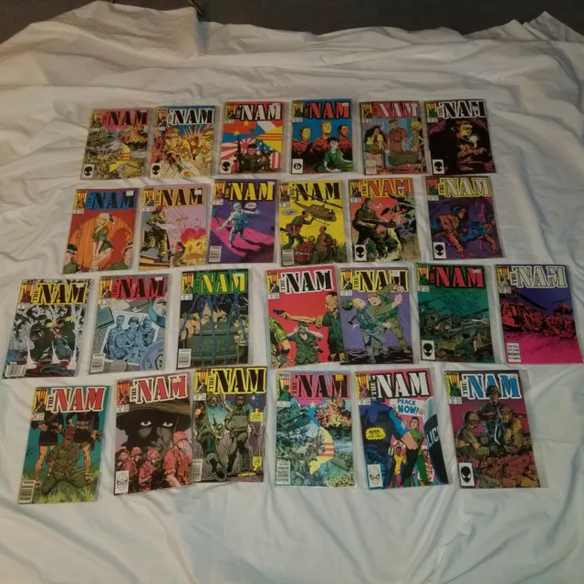 25 Issue Lot The ‘Nam Marvel Comics includes #1 and #2