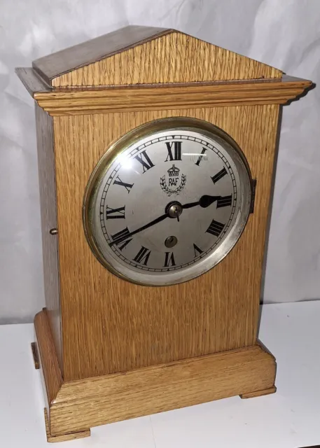 Rare Original Stockall Marples WWII RAF Fusee Officers Mess Clock Working 1939