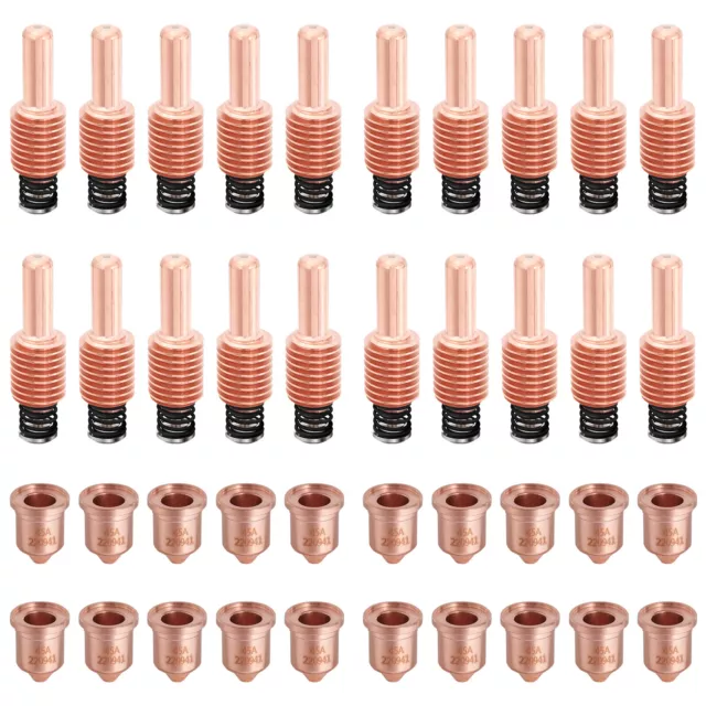 20Pcs Plasma Cutter Nozzle & Electrodes For Hypertherm Powermax 45XP/65/85/105