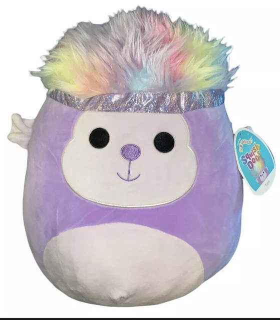 SQUISHMALLOWS SQUISH-DOOS TAZIK the Purple Monkey 14 Inch NWT Kellytoy NEW EUR 22,56 - PicClick FR