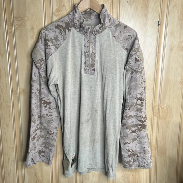 USMC FROG Combat Shirt Desert MARPAT Fire Resistant MEDIUM REGULAR USGI Issued