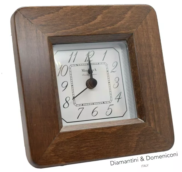 orologio da tavolo vintage sveglia per comodino al quarzo antico in legno x casa