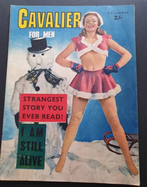 VINTAGE CAVALIER MAGAZINE For Men 1953 Al Capone Texas Sports Car Races 50s Era
