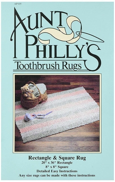 Alfombra rectangular y cuadrada para cepillo de dientes Aunt Philly's