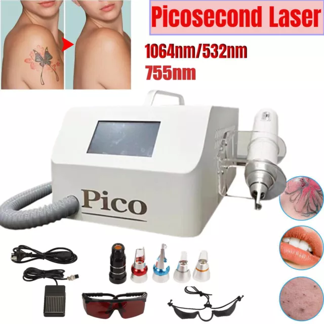 Nd YAG macchina rimozione tatuaggi laser picosecondi pigmento pico ringiovanimento pelle
