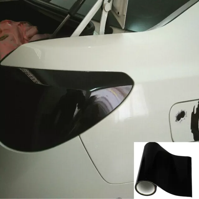 Dark Smoke Black Car Rear Lights Tail Light Film Sticker Trim Wrap Protector Kit