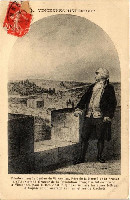 CPA AK VINCENNES Mirabeau sur le dungeon de VINCENNES (672165)