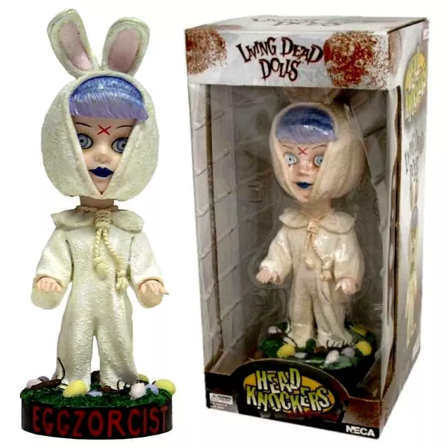 LIVING DEAD DOLLS Eggzorcist headknocker resin 18cm Neca