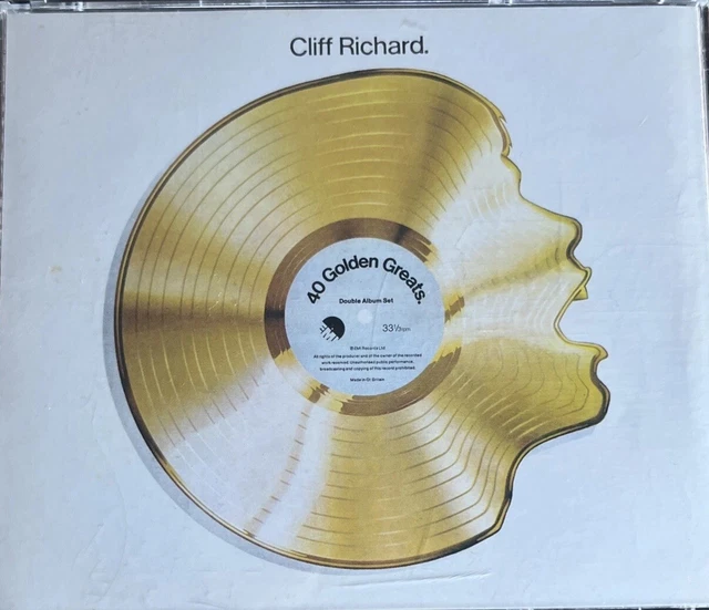 CLIFF RICHARD 40 GOLDEN GREATS (2xCD) (Z24) 20+ Track CD
