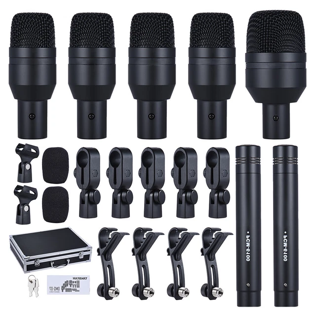 DMS-D7 Professional Musical Instruments Drum Wired Mic Kit J3T8