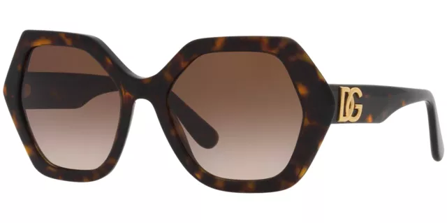 Dolce & Gabbana Women's Havana Geometric Square Sunglasses - DG4406 50213 Italy