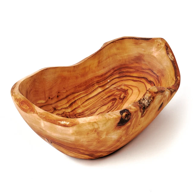 Bol À Salade En Bois D'olivier Rond Grand 20Cm