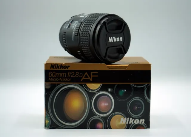 [NEAR MINT] Nikon AF Micro Nikkor 60mm f/2.8D Macro Micro Nikkor Prime Lens