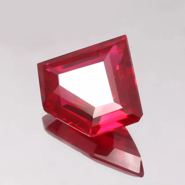 AAA Natural Flawless Mozambique Blood Red Ruby Fancy Cut Loose Gemstone 22.55 Ct 3