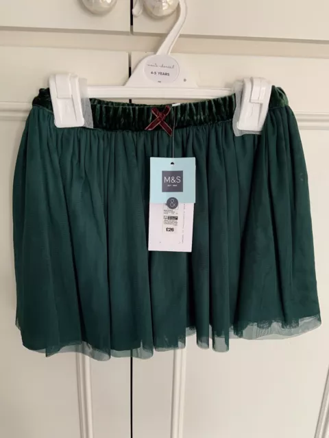 BNWT Marie-Chantal for M&S Green Tutu Skirt, Age 4-5yrs