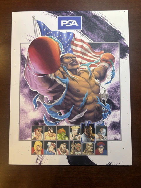 PSAマガジン　2025JUNE ストリートファイター2 June 2025 PSA Magazine Street Fighter VEGA + SEALED Promo