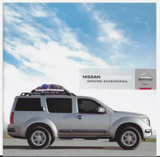 Nissan Pathfinder Accessories 2007-08 UK Market Sales Brochure