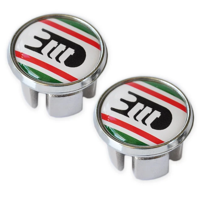 Vintage Style Frejus Torino Chrome Bar End Plugs – Set Of 2 – Repro