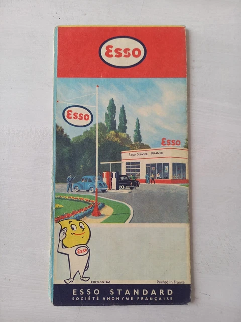 Miniature Voiture ESSO - Facel Vega - Publicitaire - Rouge - Occasion