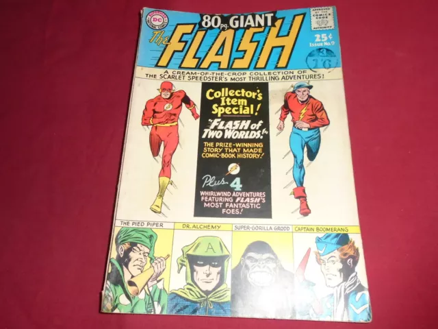 EIGHTY PAGE GIANT #9 The Flash Of Two Worlds Silver Age DC Comics 1965 VG/FN