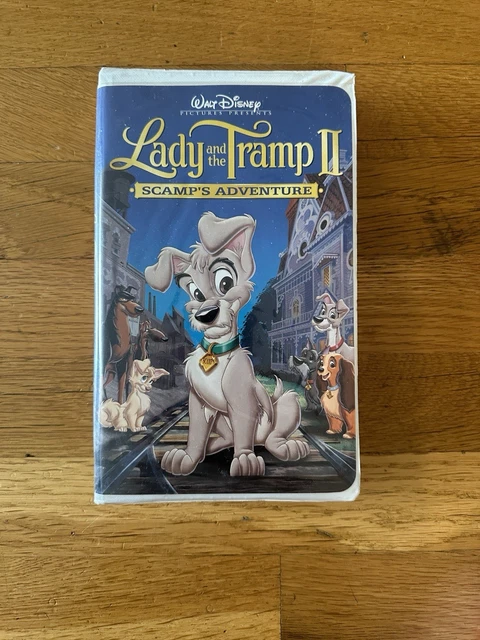 WALT DISNEY LADY and the Tramp II: Scamps Adventure VHS Clamshell