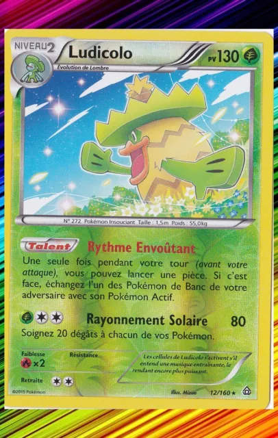 Ludicolo Reverse - XY5:First Shock - 12/160 - New French Pokemon Card