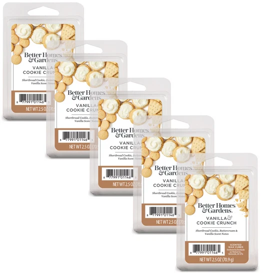 Maple  Scented Wax Melts, Better Homes & Gardens,2.5 oz 5-Pack Choose Your Scent