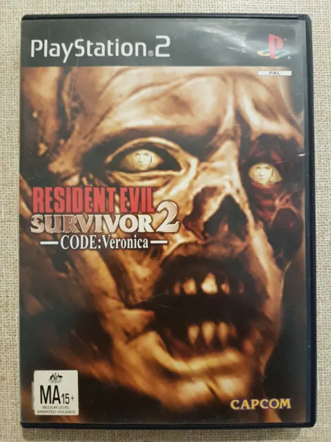 Resident Evil Survivor 2 Code: Veronica (Sony Playstation 2, 2001) Ps2 AUS PAL