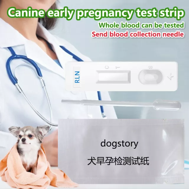 Canine Feline Early Pregnancy Test Strips Kit For Pet Dog And Cat Bulldo*C