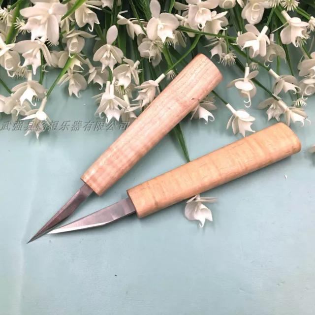 2pcs High Grade carving knives ,maple handle Strong luthier tools