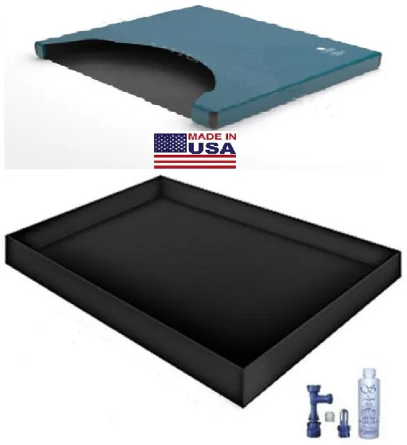 22 Mil Free Flow Waterbed Mattress / Liner / Fill Drain / Conditioner Kit