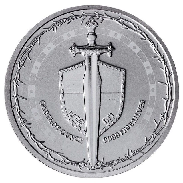 2022 - Niue Sword of Truth 1 oz .9999 Fine Silver BU Coin - IN STOCK!!