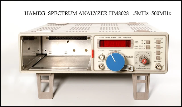  Used Hameg oscilloscope HM203-7 plus Hameg HM8028 Spectrum Analyzer  3