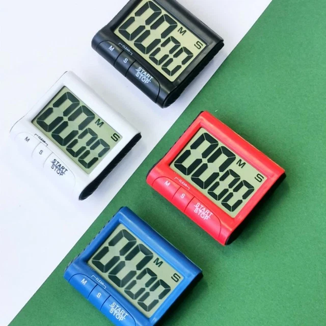 Large LCD Digital Kitchen Cooking Timer Count Down Loud Up Magnetic Clock G1P4
