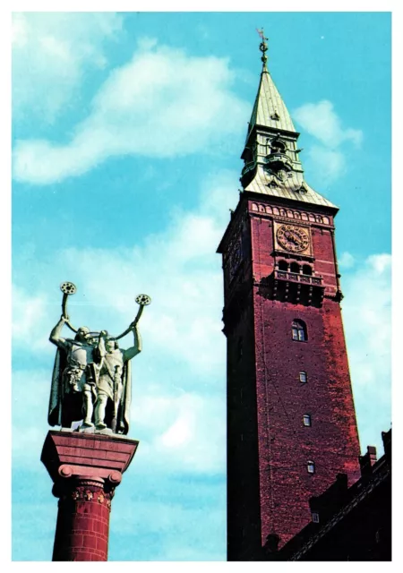 COPENHAGEN TOWER TOWN Hall Lure Players City Historic Landmark Chrome ...