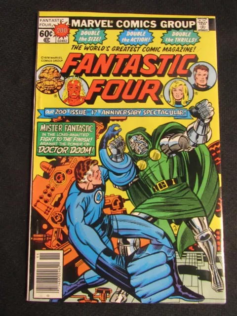 Fantastic Four #200 (1978) Bronze Age Doctor Doom High Grade NM 9.2-9.4 DD133