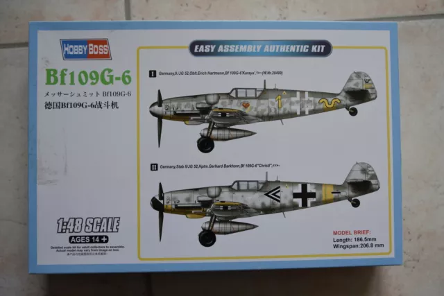 MESSERSCHMITT Bf 109 G-6 n° 81751 HOBBYBOSS 1/48