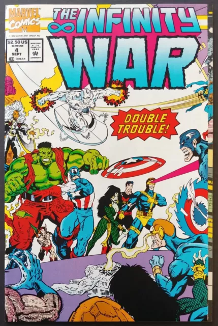 The Infinity War #4 (MARVEL 1992) NM. Gatefold wraparound cover. Infinity watch.