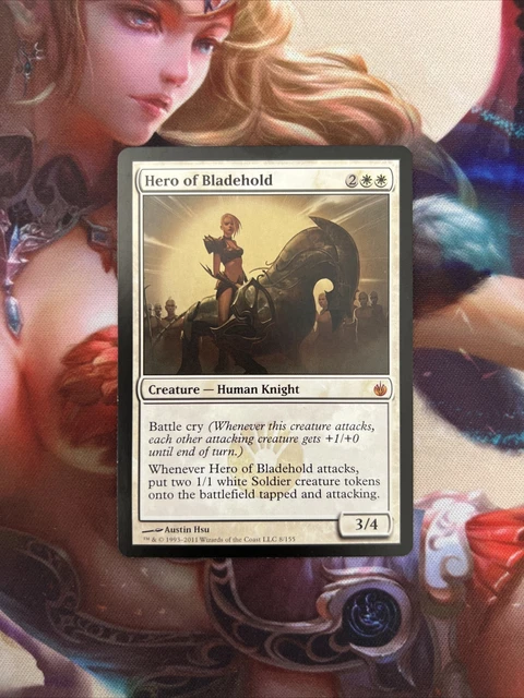MTG Hero of Bladehold NM Mirrodin Besieged Mythic Magic The Gathering
