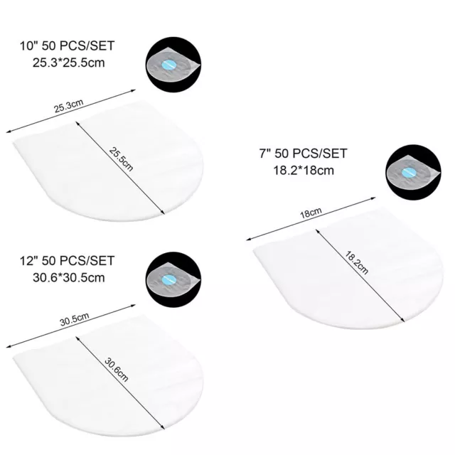 Vinyl Schutzhüllen für Schallplatten 50 Stück 12 10 7 Zoll transparente Hüllen