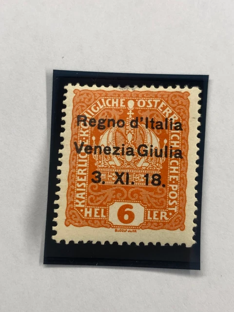 ITALY  1918 - Occupation of Venezia Giulia 6 HELLER / MLH / X144