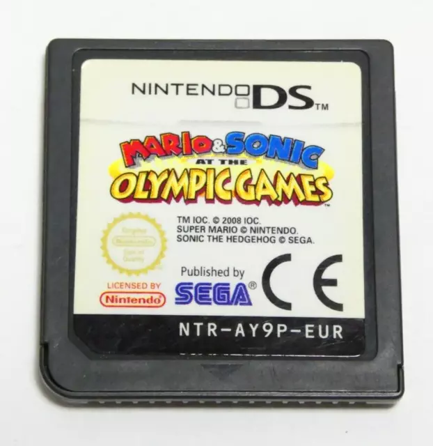 Mario & Sonic Aux Jeux Olympiques Jo 2008 Jeu Nintendo Ds Console Portable Eur