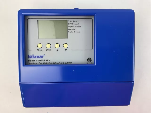 Tekmar 263 Boiler Control Two Stage / One Modulating Boiler, Dhw & Setpoint 2